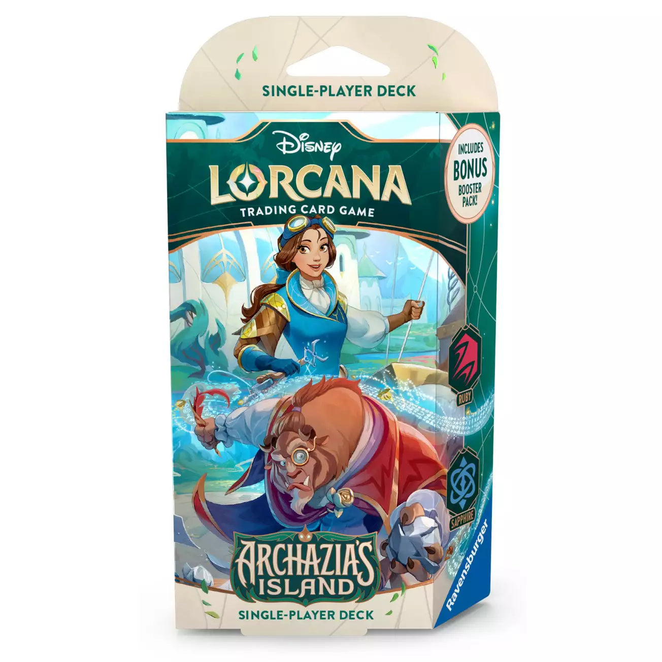 Disney Lorcana TCG - Set 7: Archazia's Island - Belle and Beast Starter Deck - PokeBox USA