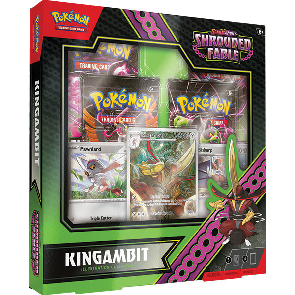 POKMON TCG Scarlet & Violet 6.5: Shrouded Fable Kingambit Illustratio