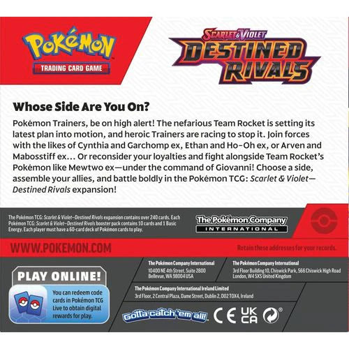 POKÉMON TCG Scarlet & Violet 10: Destined Rivals Booster Box