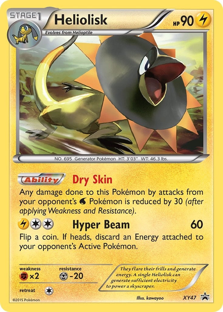 Image for Heliolisk - XY47 (XY47) (XY Promos) (PR) - Pokemon