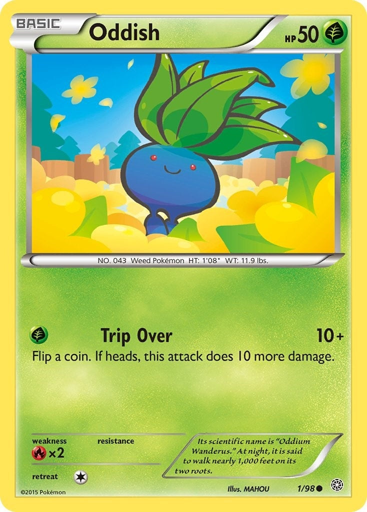 Image for Oddish (1/98) (XY - Ancient Origins) (AOR) - Pokemon
