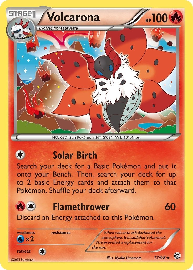 Image for Volcarona (17) (17/98) (XY - Ancient Origins) (AOR) - Pokemon