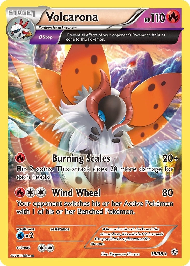 Image for Volcarona (18) (18/98) (XY - Ancient Origins) (AOR) - Pokemon