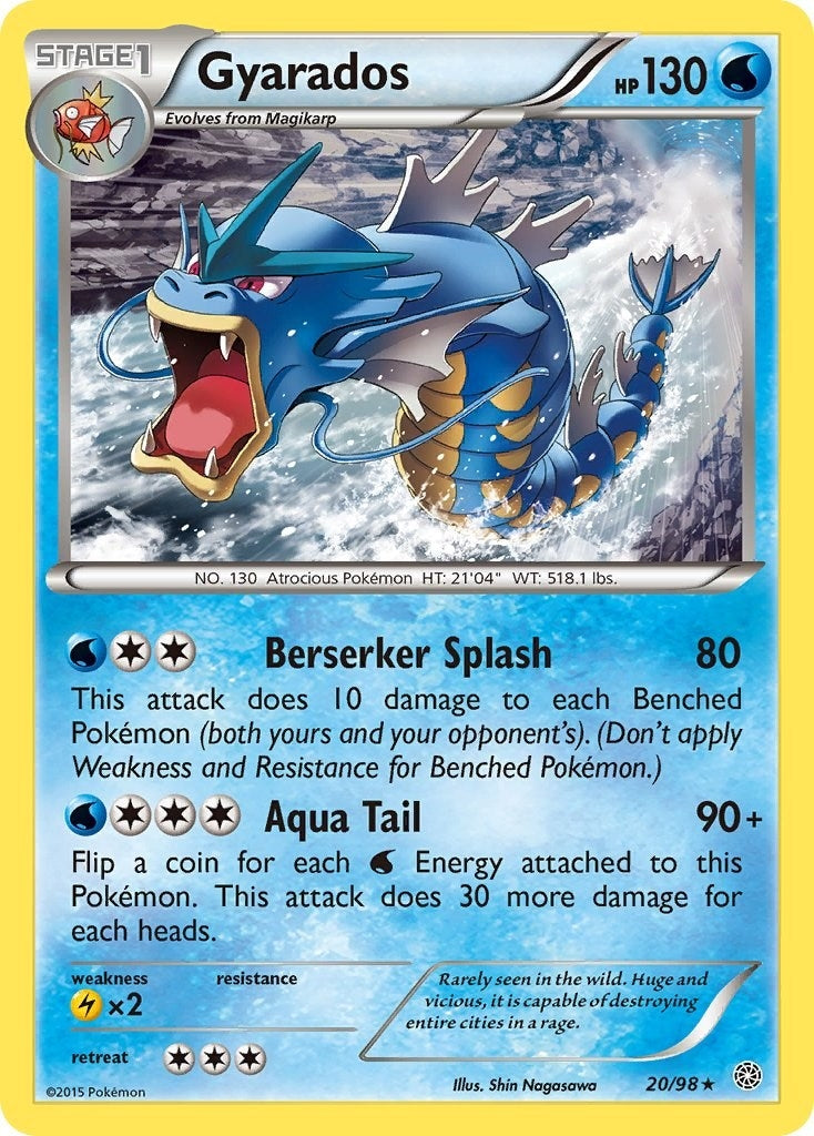 Image for Gyarados (20) (20/98) (XY - Ancient Origins) (AOR) - Pokemon