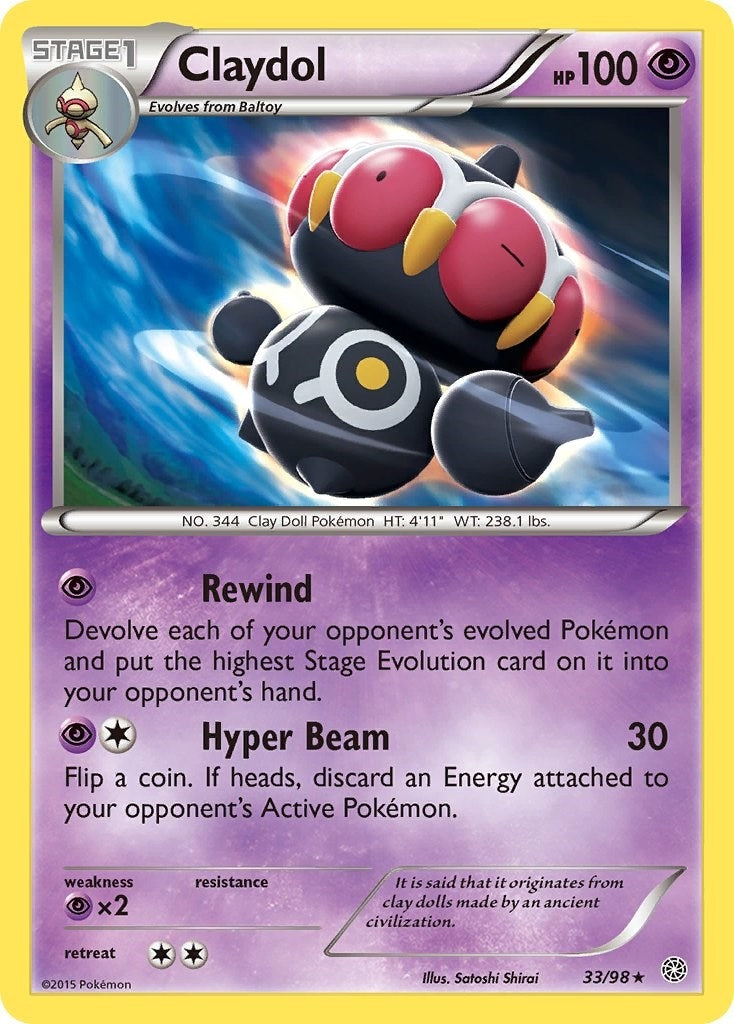 Image for Claydol (33/98) (XY - Ancient Origins) (AOR) - Pokemon