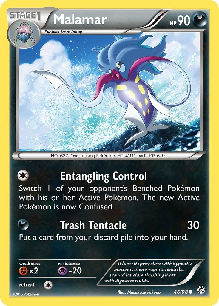 Image for Malamar (46/98) (XY - Ancient Origins) (AOR) - Pokemon