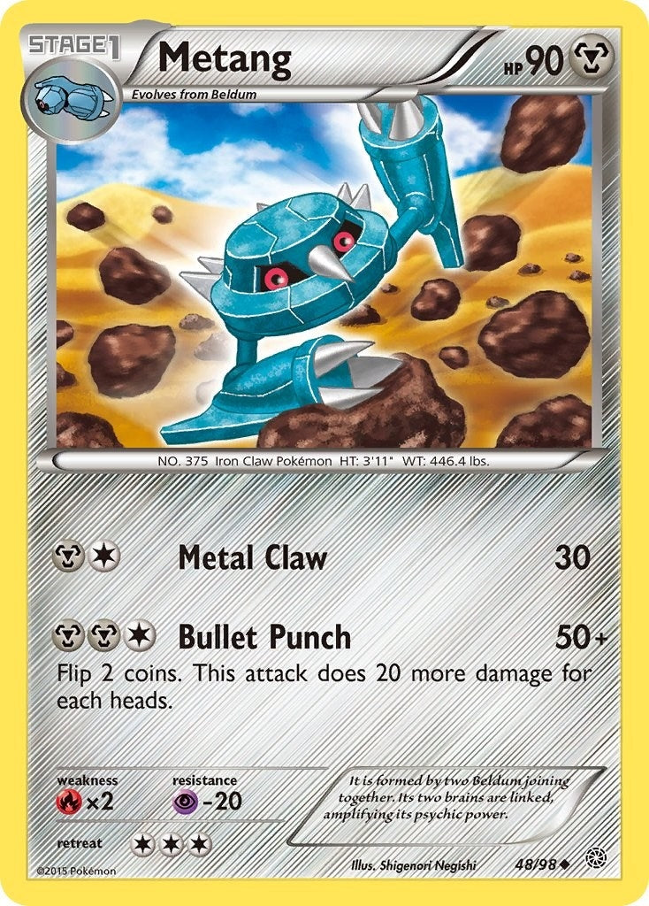 Image for Metang (48/98) (XY - Ancient Origins) (AOR) - Pokemon