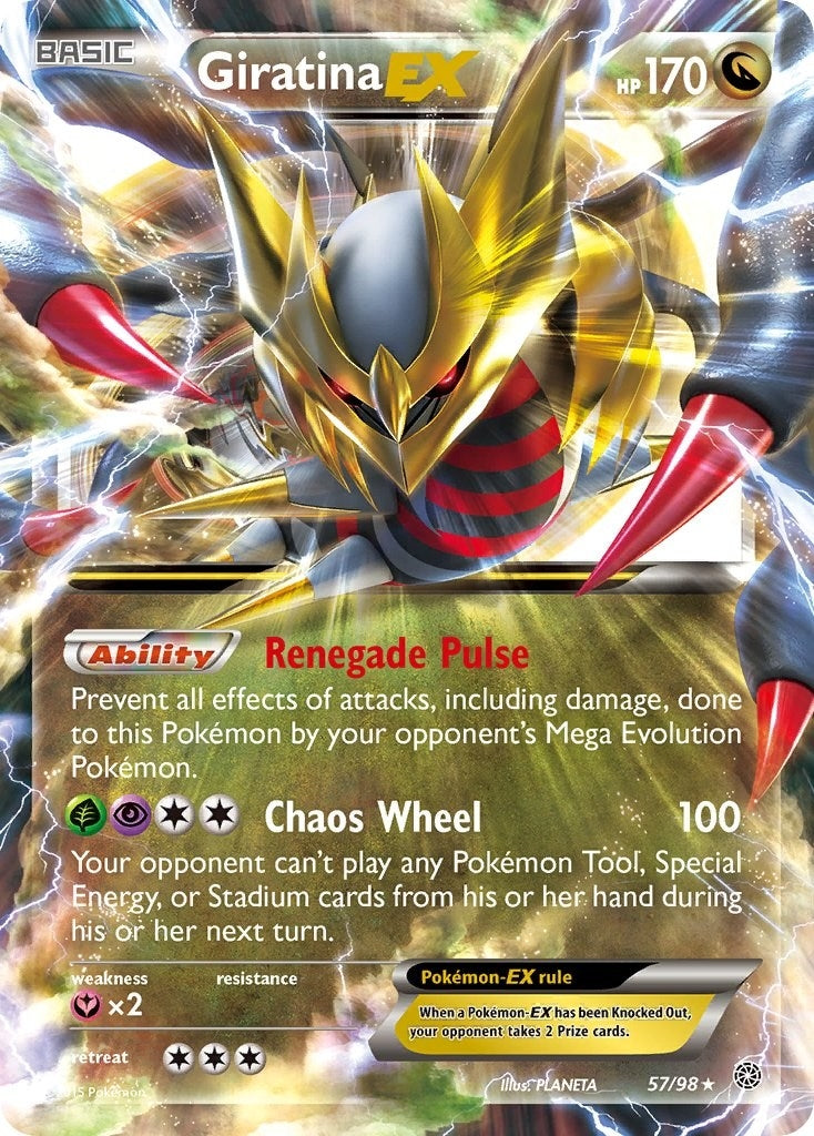 Image for Giratina EX (57/98) (XY - Ancient Origins) (AOR) - Pokemon