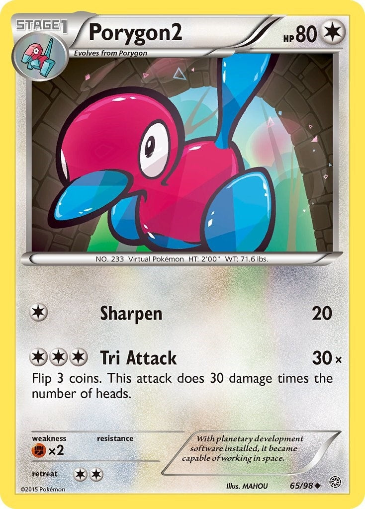Image for Porygon2 (65/98) (XY - Ancient Origins) (AOR) - Pokemon