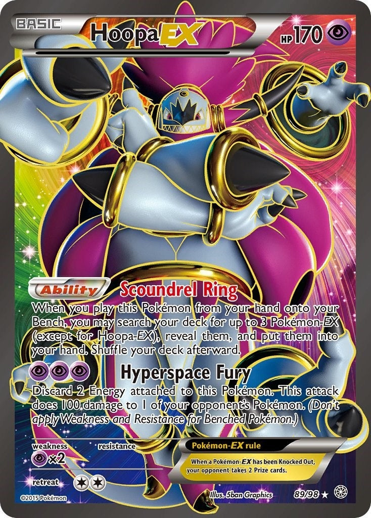 Image for Hoopa EX (89 Full Art) (89/98) (XY - Ancient Origins) (AOR) - Pokemon