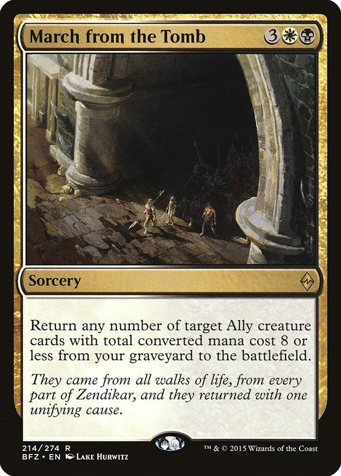 March from the Tomb (214) (Battle for Zendikar)
