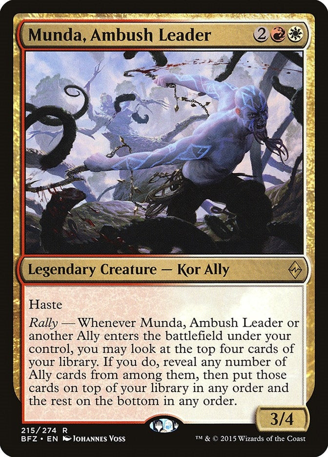 Munda, Ambush Leader (215) (Battle for Zendikar)