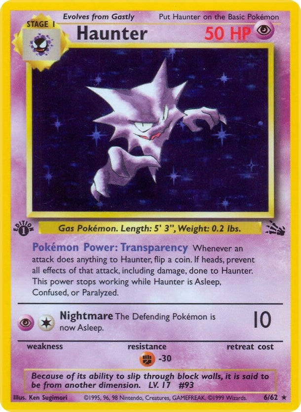 Image for Haunter (6) (06/62) (Fossil) (FO) - Pokemon