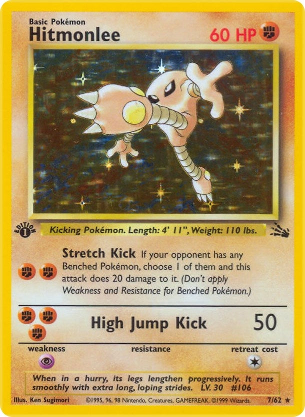 Image for Hitmonlee (7) (07/62) (Fossil) (FO) - Pokemon