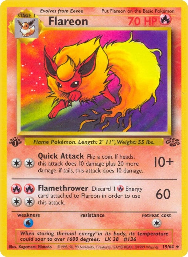 Image for Flareon (19) (19/64) (Jungle) (JU) - Pokemon