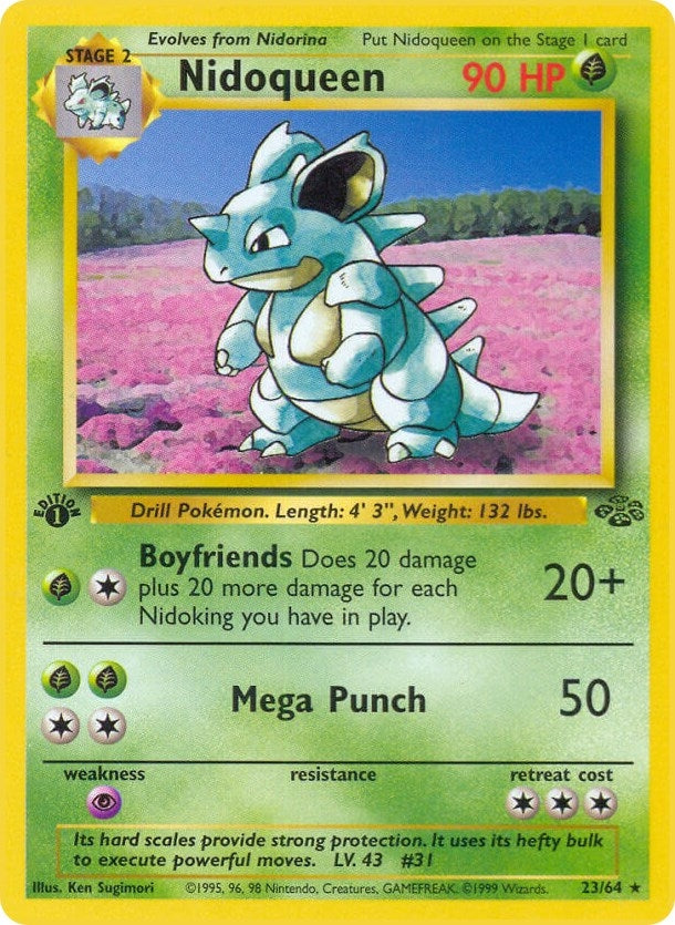 Image for Nidoqueen (23) (23/64) (Jungle) (JU) - Pokemon
