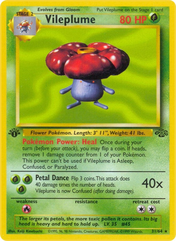 Image for Vileplume (31) (31/64) (Jungle) (JU) - Pokemon