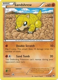 Image for Sandshrew (75/162) (XY - BREAKthrough) (BKT) - Pokemon
