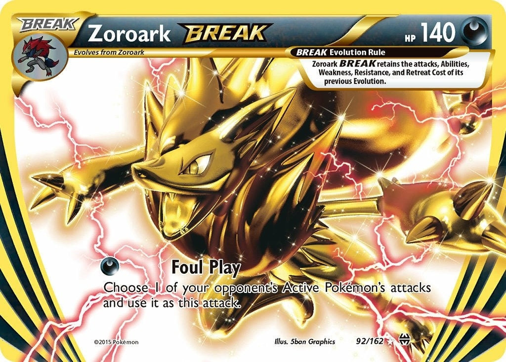 Image for Zoroark BREAK (92/162) (XY - BREAKthrough) (BKT) - Pokemon