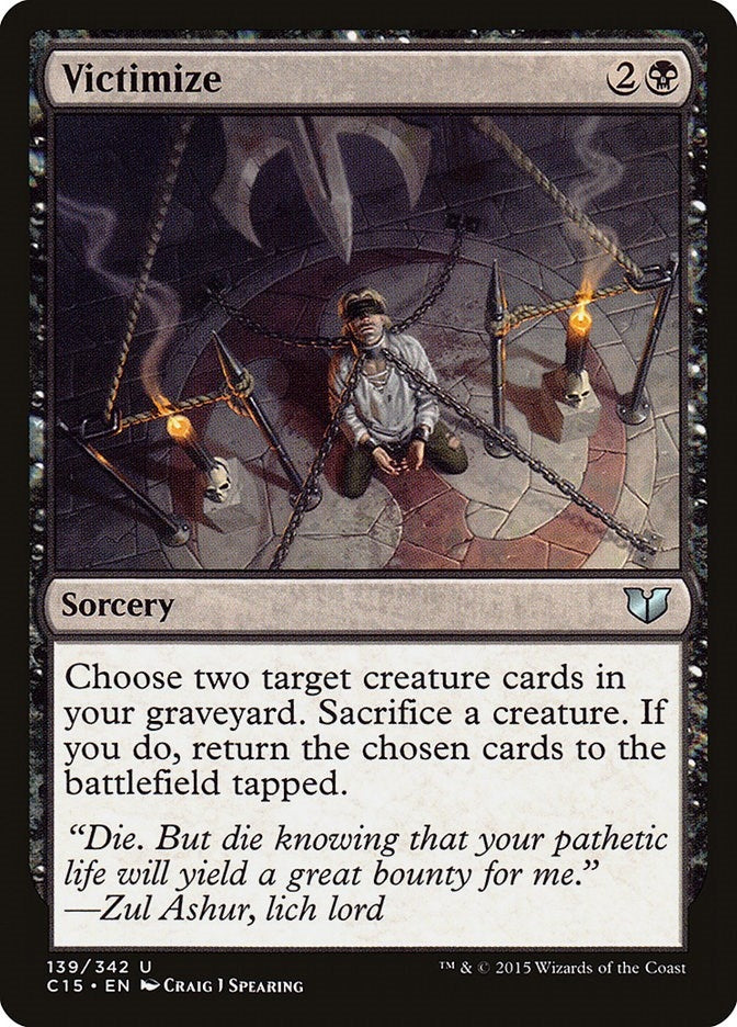 Victimize (139) (Commander 2015)