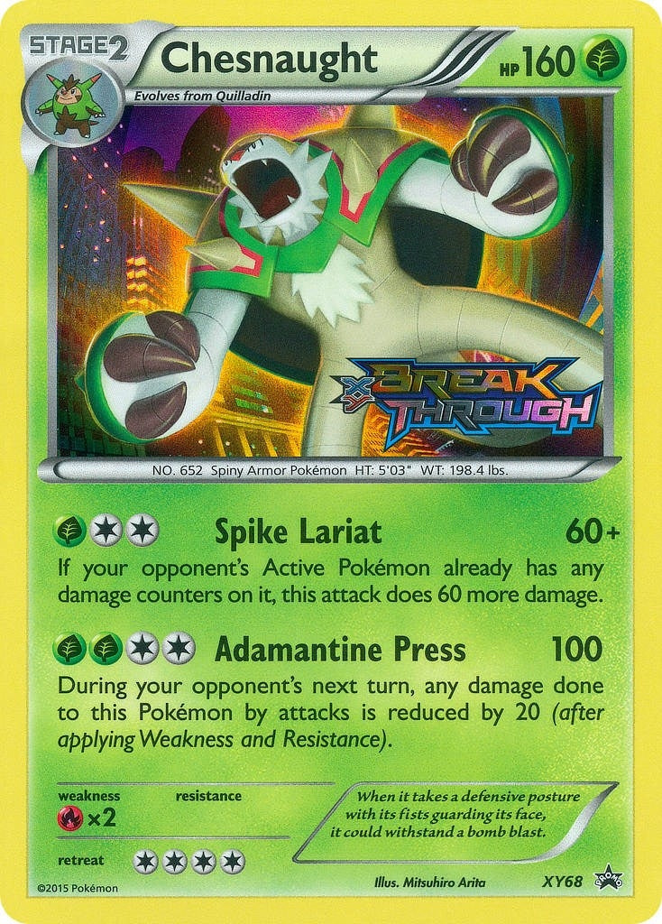 Image for Chesnaught (Prerelease) (XY68) (XY Promos) (PR) - Pokemon