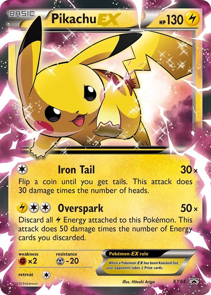 Image for Pikachu EX - XY84 (XY84) (XY Promos) (PR) - Pokemon