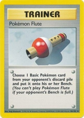 Image for Pokemon Flute (086/102) (Base Set) (BS) - Pokemon