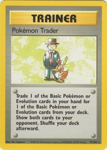 Image for Pokemon Trader (077/102) (Base Set) (BS) - Pokemon