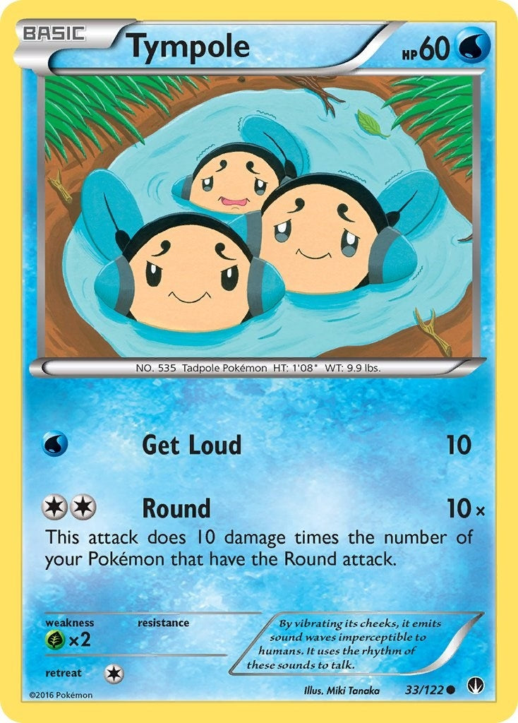 Image for Tympole (33/122) (XY - BREAKpoint) (BKP) - Pokemon