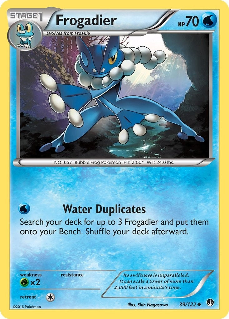 Image for Frogadier (39/122) (XY - BREAKpoint) (BKP) - Pokemon
