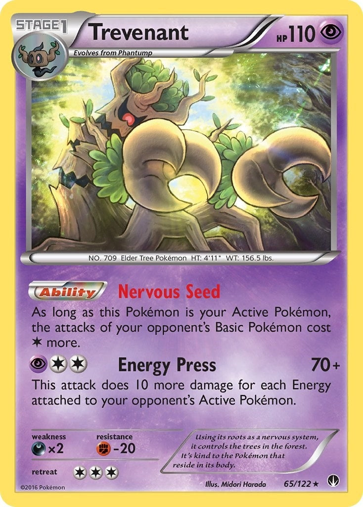 Image for Trevenant (65/122) (XY - BREAKpoint) (BKP) - Pokemon
