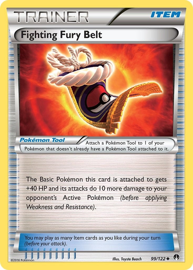 Image for Fighting Fury Belt (99/122) (XY - BREAKpoint) (BKP) - Pokemon