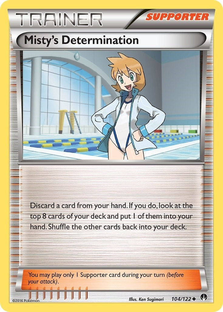 Image for Misty's Determination (104/122) (XY - BREAKpoint) (BKP) - Pokemon