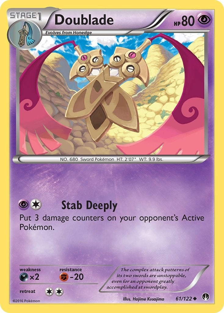 Image for Doublade (61/122) (XY - BREAKpoint) (BKP) - Pokemon