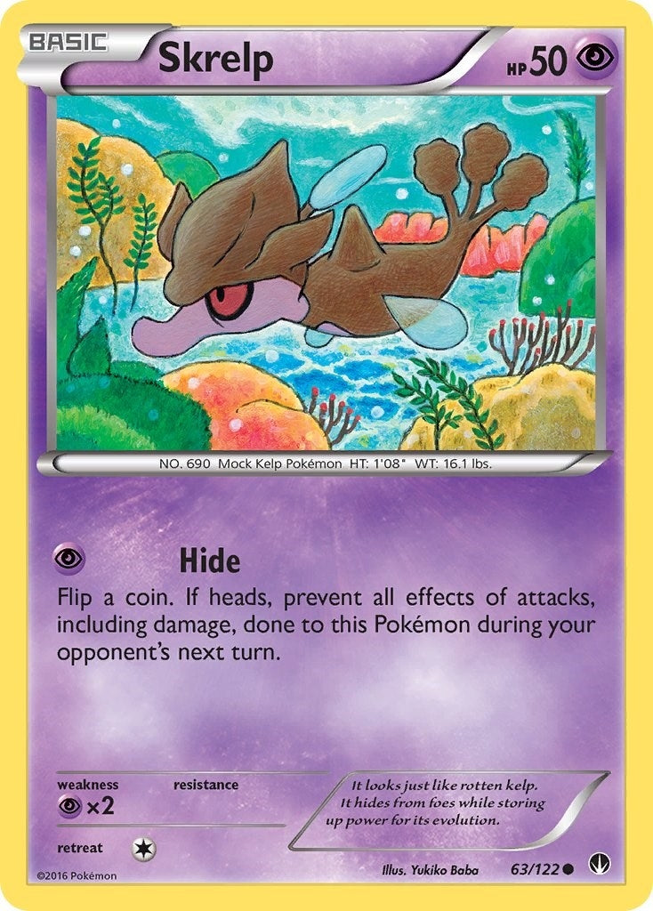 Image for Skrelp (63/122) (XY - BREAKpoint) (BKP) - Pokemon