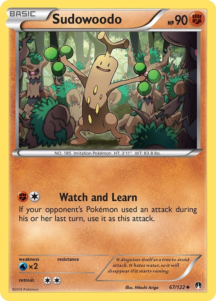 Image for Sudowoodo (67/122) (XY - BREAKpoint) (BKP) - Pokemon