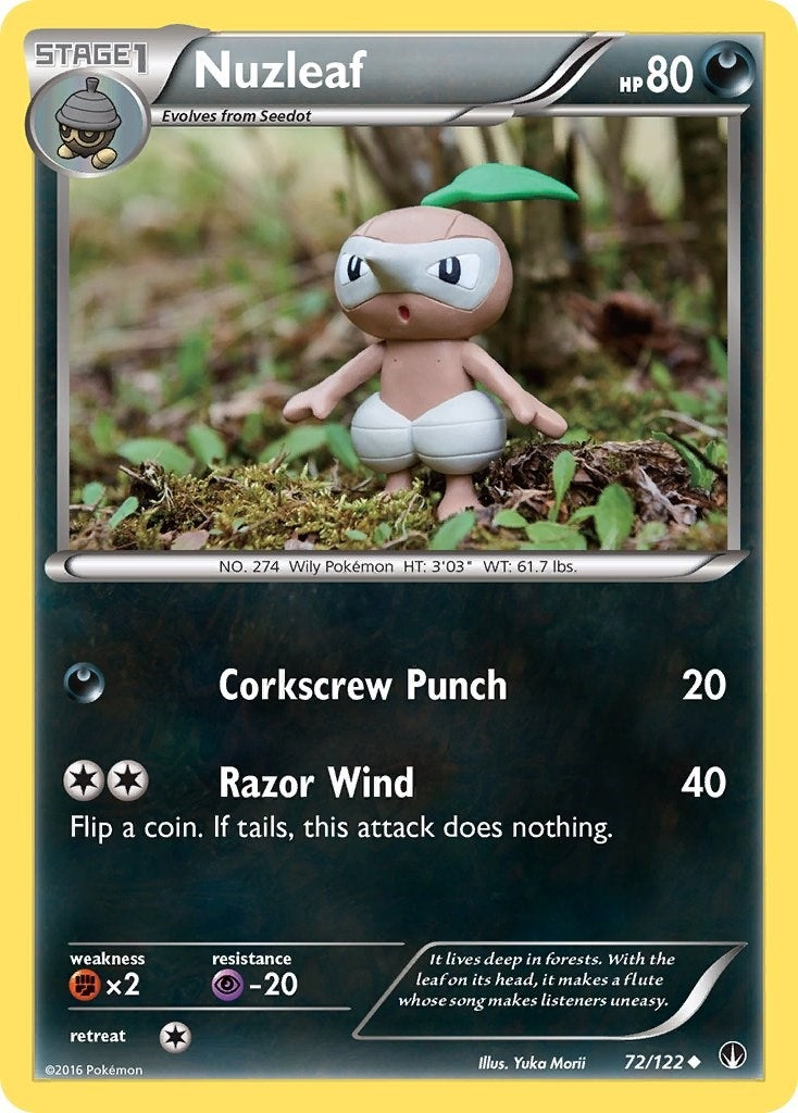Image for Nuzleaf (72/122) (XY - BREAKpoint) (BKP) - Pokemon