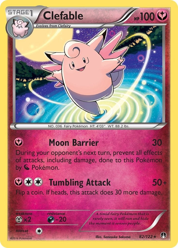 Image for Clefable (82/122) (XY - BREAKpoint) (BKP) - Pokemon