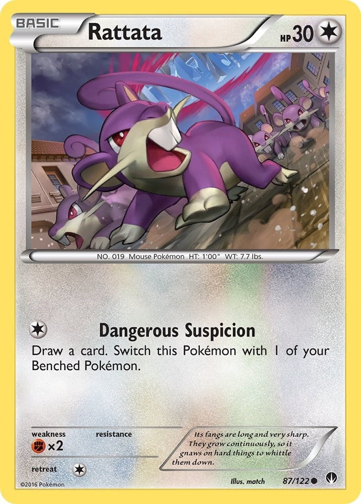 Image for Rattata (87/122) (XY - BREAKpoint) (BKP) - Pokemon