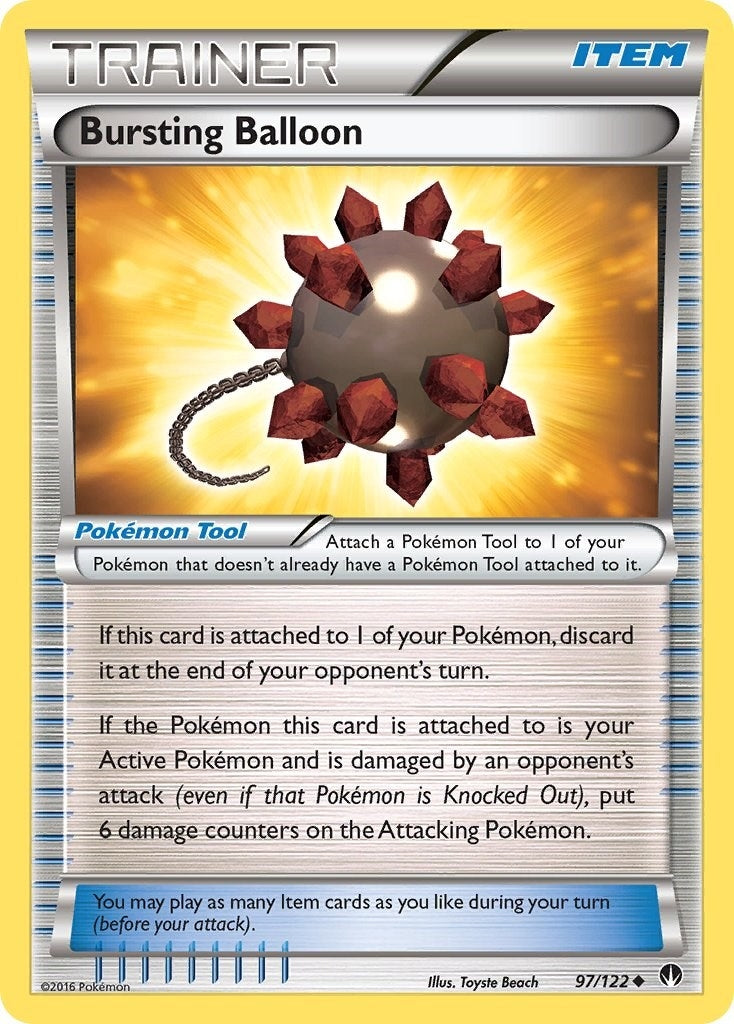 Image for Bursting Balloon (97/122) (XY - BREAKpoint) (BKP) - Pokemon