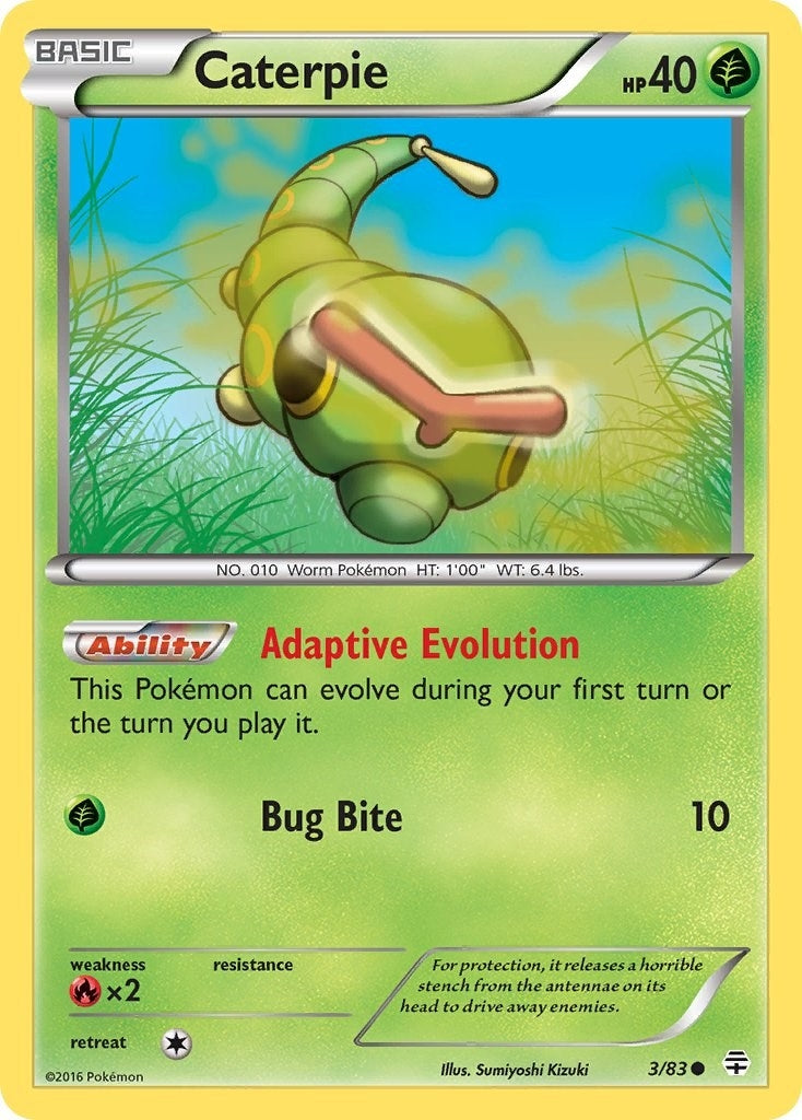 Image for Caterpie (3/83) (Generations) (GEN) - Pokemon
