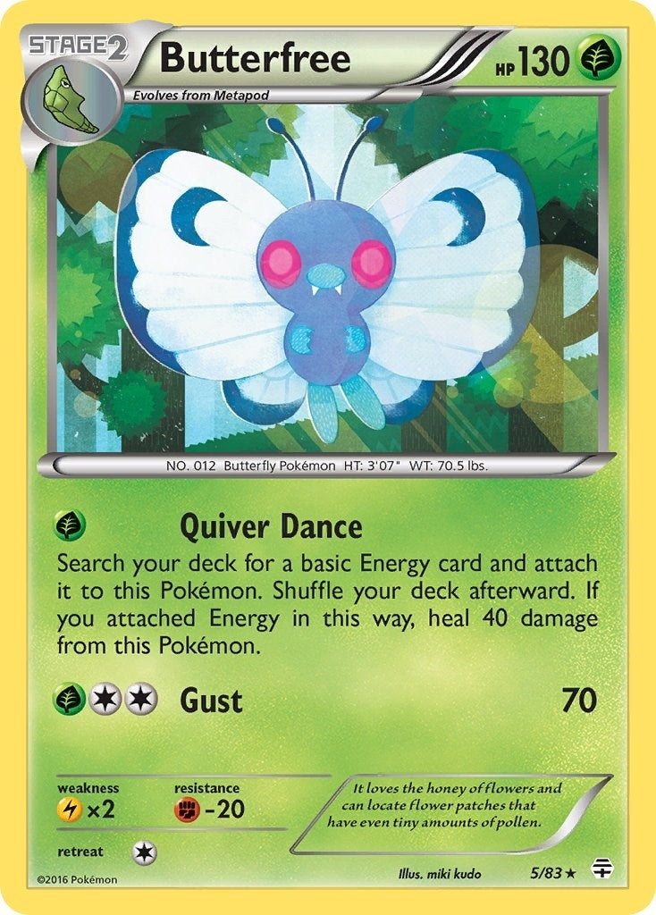 Image for Butterfree (5/83) (Generations) (GEN) - Pokemon