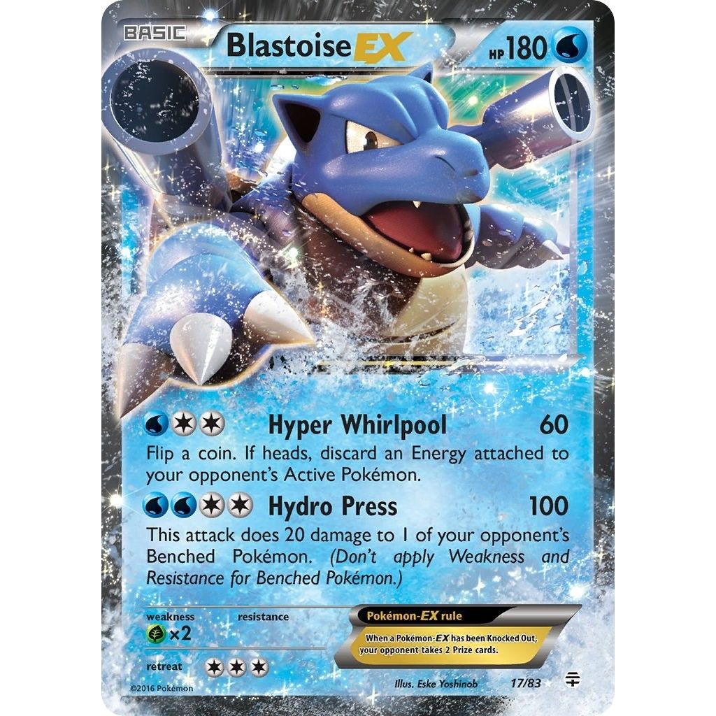 Image for Blastoise EX (17/83) (Generations) - Pokemon