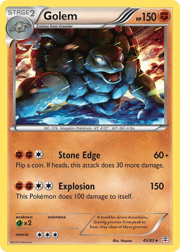 Image for Golem (45/83) (Generations) (GEN) - Pokemon