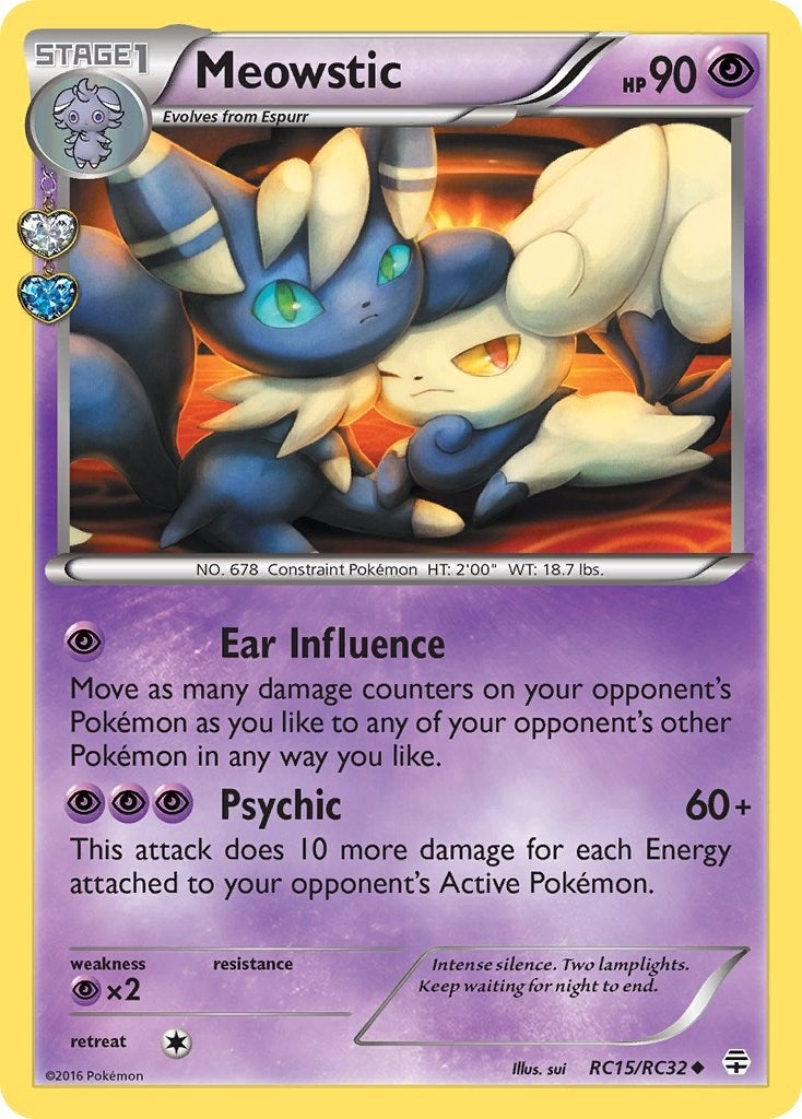 Image for Meowstic (RC15/RC32) (Generations: Radiant Collection) (GEN) - Pokemon