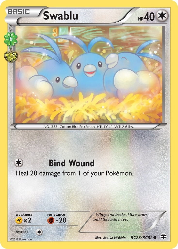 Image for Swablu (RC23/RC32) (Generations: Radiant Collection) (GEN) - Pokemon