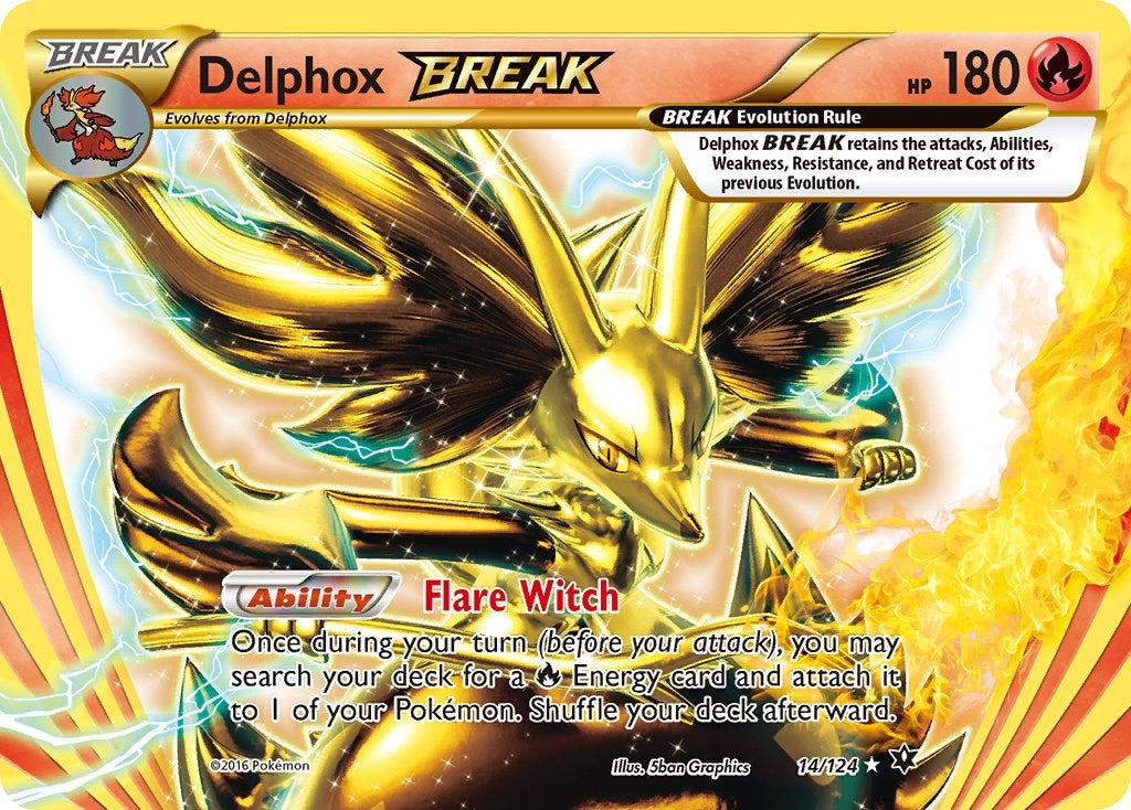Image for Delphox BREAK (14/124) (XY - Fates Collide) (FCO) - Pokemon