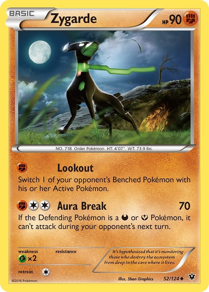 Image for Zygarde (52) (52/124) (XY - Fates Collide) (FCO) - Pokemon