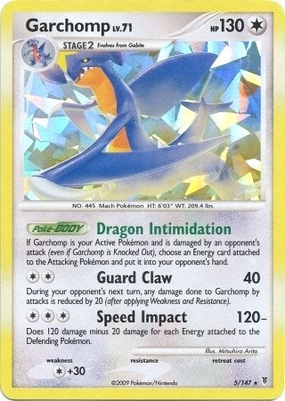 Image for Garchomp - 5/147 (Cracked Ice Holo) (005/147) (Deck Exclusives) (PR) - Pokemon