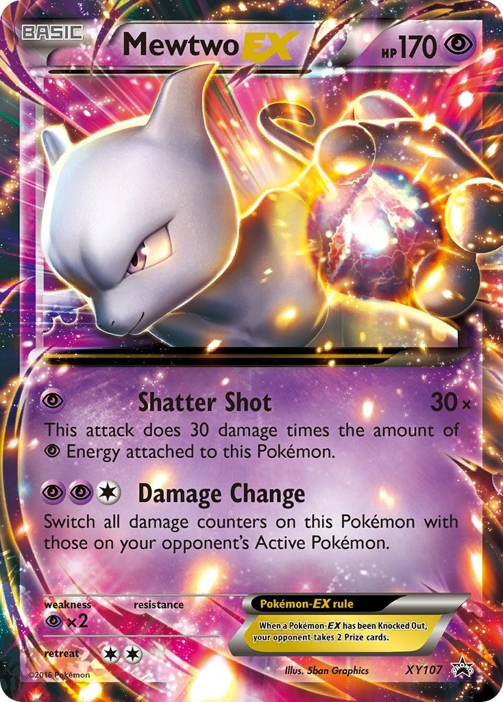 Image for Mewtwo EX - XY107 (XY107) (XY Promos) (PR) - Pokemon